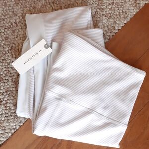 NWT Anthropologie Allfenix Pink Stripe Leggings size XS